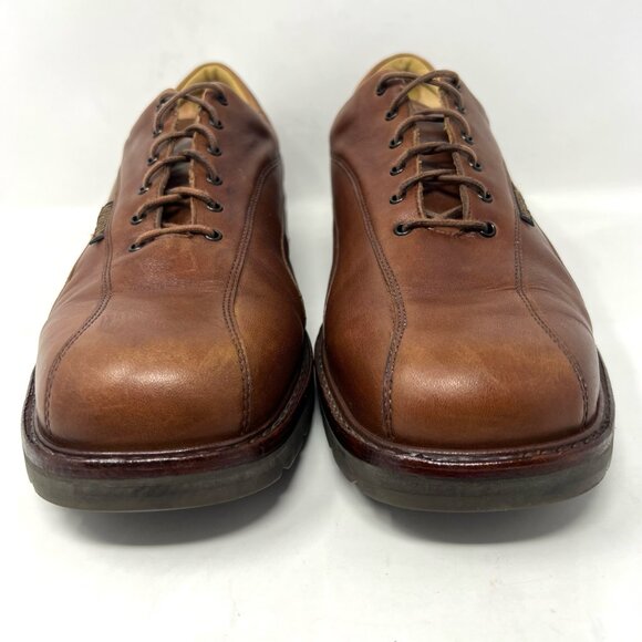 Mephisto Men’s Abel Air Relax Derby Sz 13 Brown Leather Dress Shoe Goodyear Welt - Picture 2 of 9